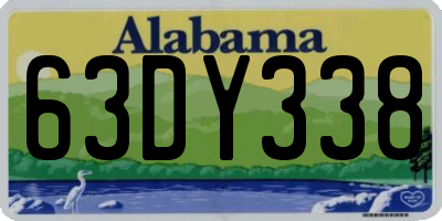 AL license plate 63DY338