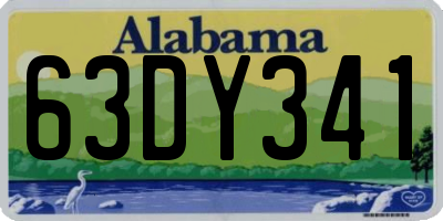AL license plate 63DY341
