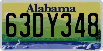AL license plate 63DY348