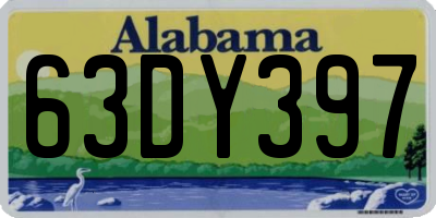 AL license plate 63DY397