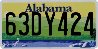 AL license plate 63DY424