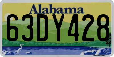 AL license plate 63DY428