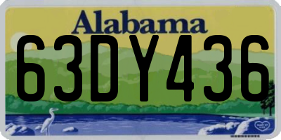 AL license plate 63DY436