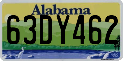 AL license plate 63DY462