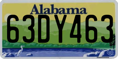AL license plate 63DY463