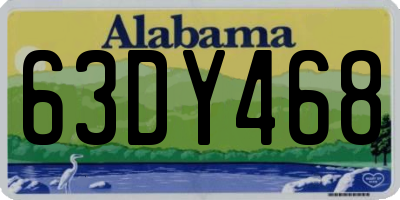 AL license plate 63DY468