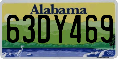 AL license plate 63DY469