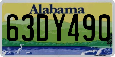 AL license plate 63DY490
