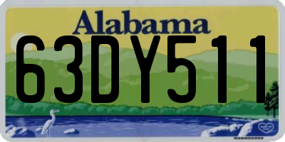 AL license plate 63DY511
