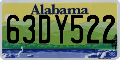 AL license plate 63DY522