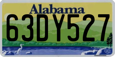 AL license plate 63DY527