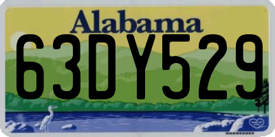 AL license plate 63DY529