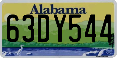 AL license plate 63DY544