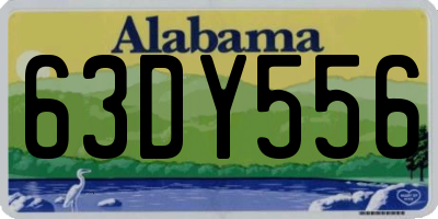 AL license plate 63DY556