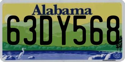AL license plate 63DY568