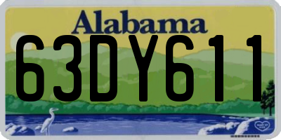 AL license plate 63DY611