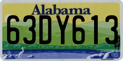 AL license plate 63DY613