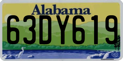 AL license plate 63DY619