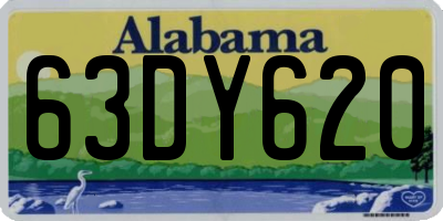 AL license plate 63DY620
