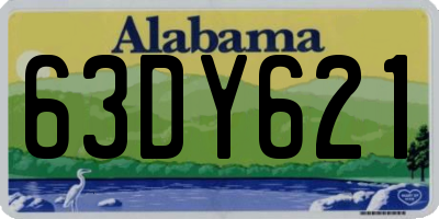 AL license plate 63DY621