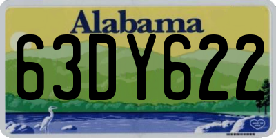 AL license plate 63DY622