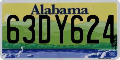 AL license plate 63DY624