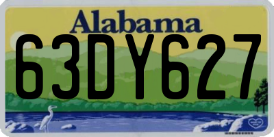 AL license plate 63DY627
