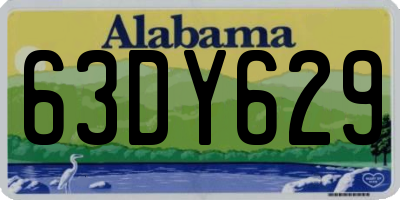AL license plate 63DY629