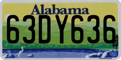 AL license plate 63DY636