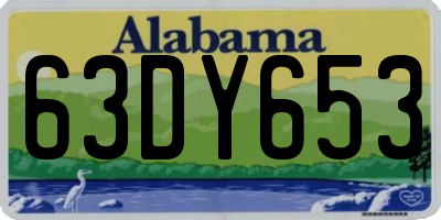 AL license plate 63DY653