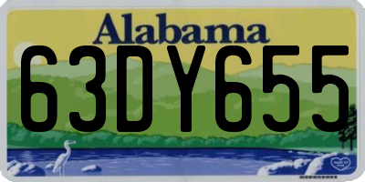 AL license plate 63DY655
