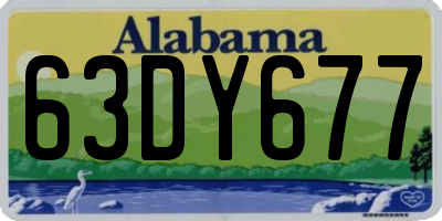 AL license plate 63DY677