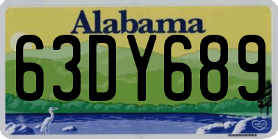 AL license plate 63DY689