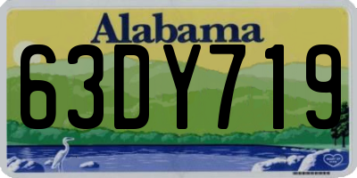 AL license plate 63DY719