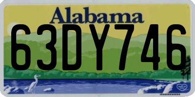 AL license plate 63DY746
