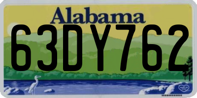 AL license plate 63DY762