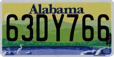 AL license plate 63DY766