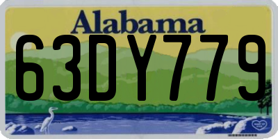 AL license plate 63DY779