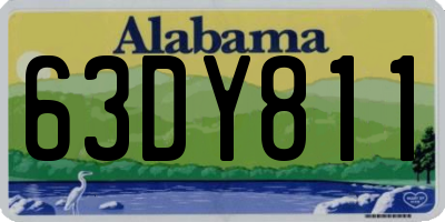 AL license plate 63DY811