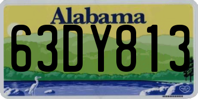 AL license plate 63DY813