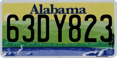 AL license plate 63DY823