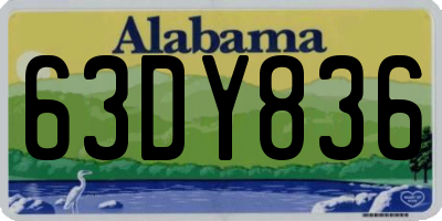 AL license plate 63DY836