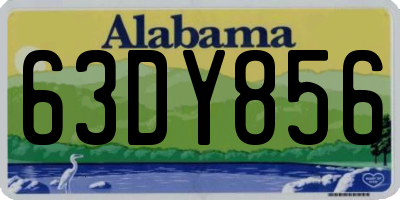 AL license plate 63DY856
