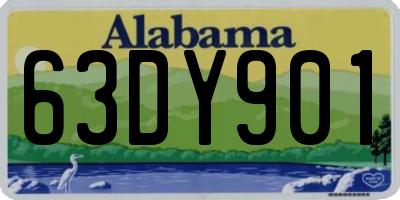 AL license plate 63DY901