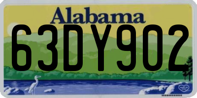 AL license plate 63DY902