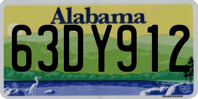 AL license plate 63DY912
