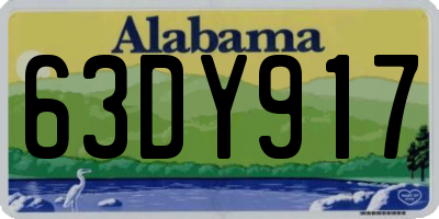 AL license plate 63DY917