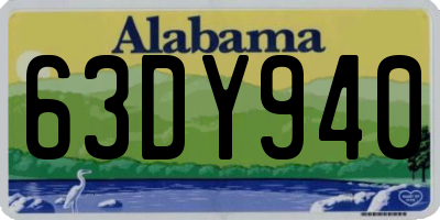 AL license plate 63DY940