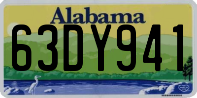 AL license plate 63DY941