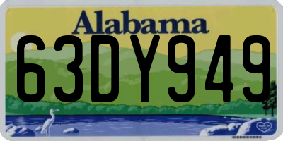 AL license plate 63DY949